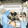 業務用エアコン組立試運転
