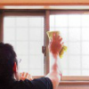 トイレ便所窓掃除